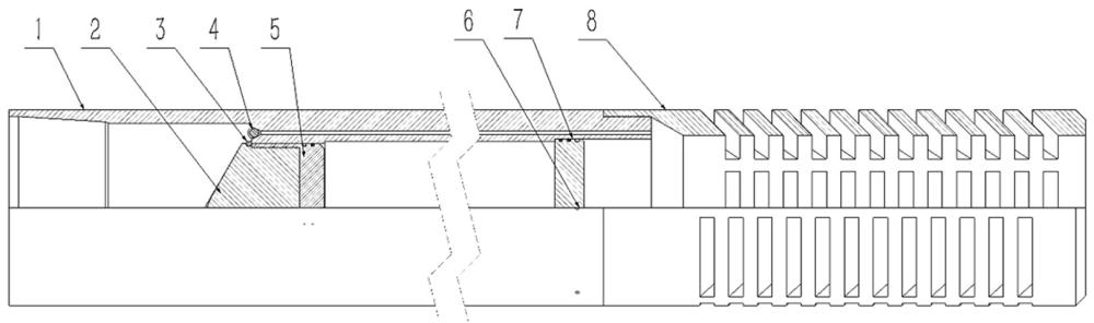 一種壓縮空氣儲(chǔ)能井空氣彈簧緩沖球座的制作方法