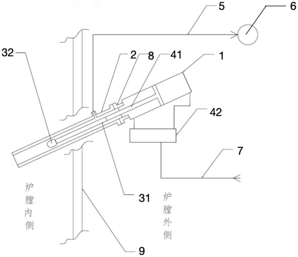 一種爐膛壓力取壓管、鍋爐及其應(yīng)用的制作方法