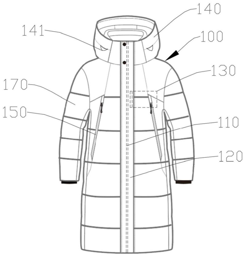 一種長款羽絨服的制作方法