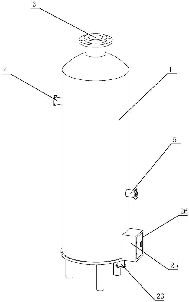 一種油井用油氣水三相分離裝置的制作方法