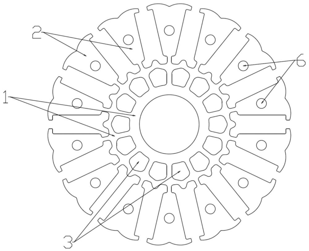 一種輻條式轉(zhuǎn)子鐵芯及電機(jī)的制作方法