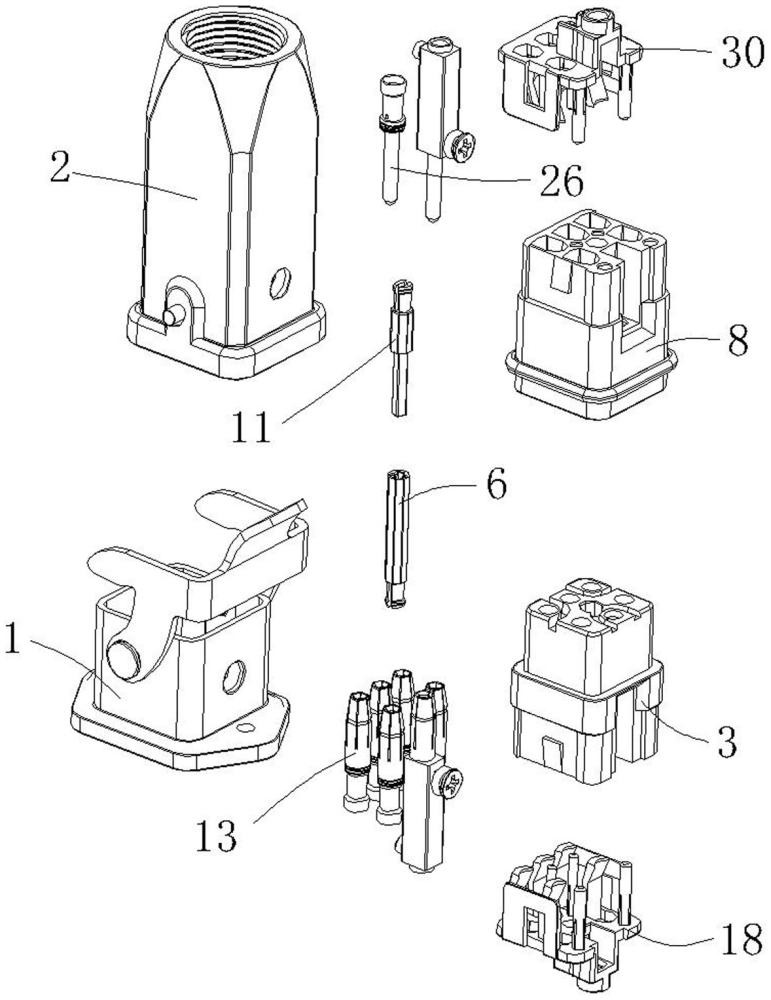 一種編碼防呆的連接器組的制作方法