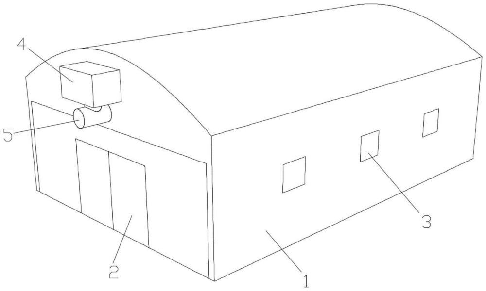 用于檳榔苗培育可溫控大棚的制作方法