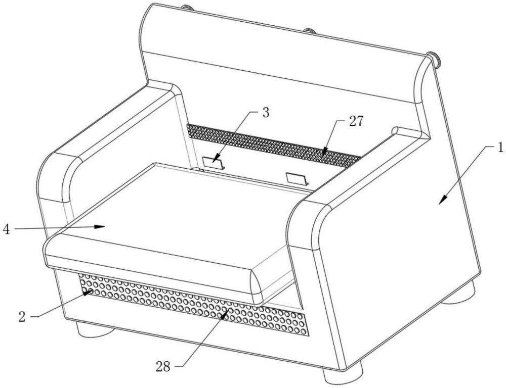 一種具有套墊固定機(jī)構(gòu)的沙發(fā)的制作方法