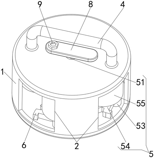 一種永磁同步電機(jī)生產(chǎn)用收納機(jī)架的制作方法