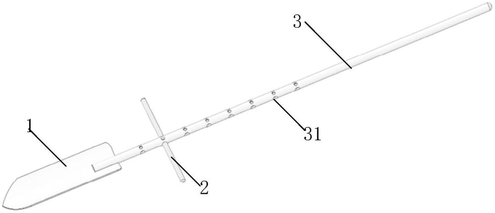 手持式可調(diào)節(jié)助力挖掘工具的制作方法