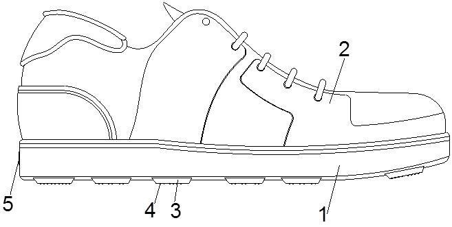 一種高強度多功能型休閑鞋的制作方法