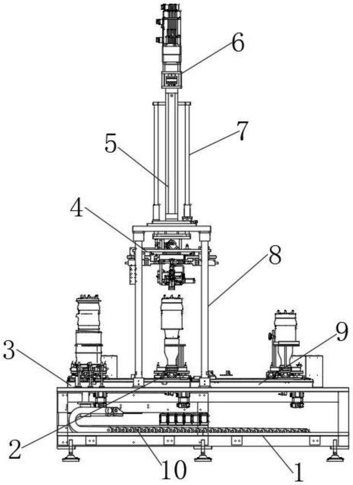 汽車(chē)空氣彈簧氣囊自動(dòng)充氣半卷機(jī)構(gòu)的制作方法