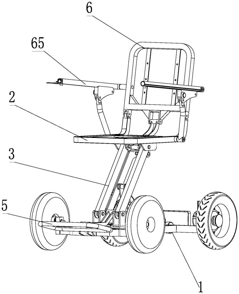 電動(dòng)車自動(dòng)折疊機(jī)構(gòu)的制作方法