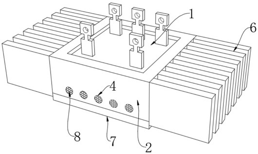 一種具有硅結(jié)構(gòu)散熱裝置的整流器的制作方法