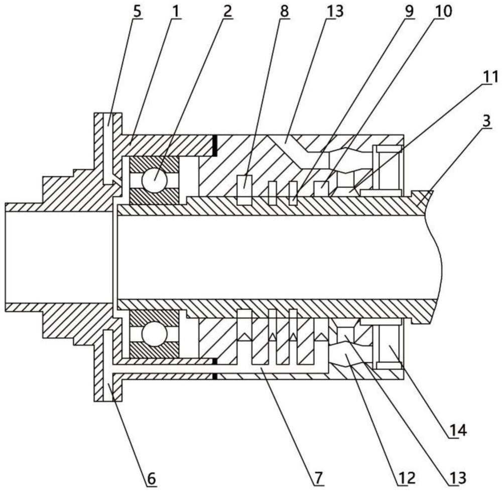 一種水冷式Y(jié)BZJ型電機(jī)的潤滑結(jié)構(gòu)的制作方法