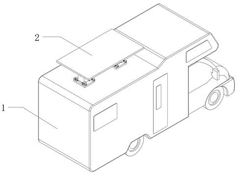 一種房車車頂太陽能組件固定機(jī)構(gòu)的制作方法