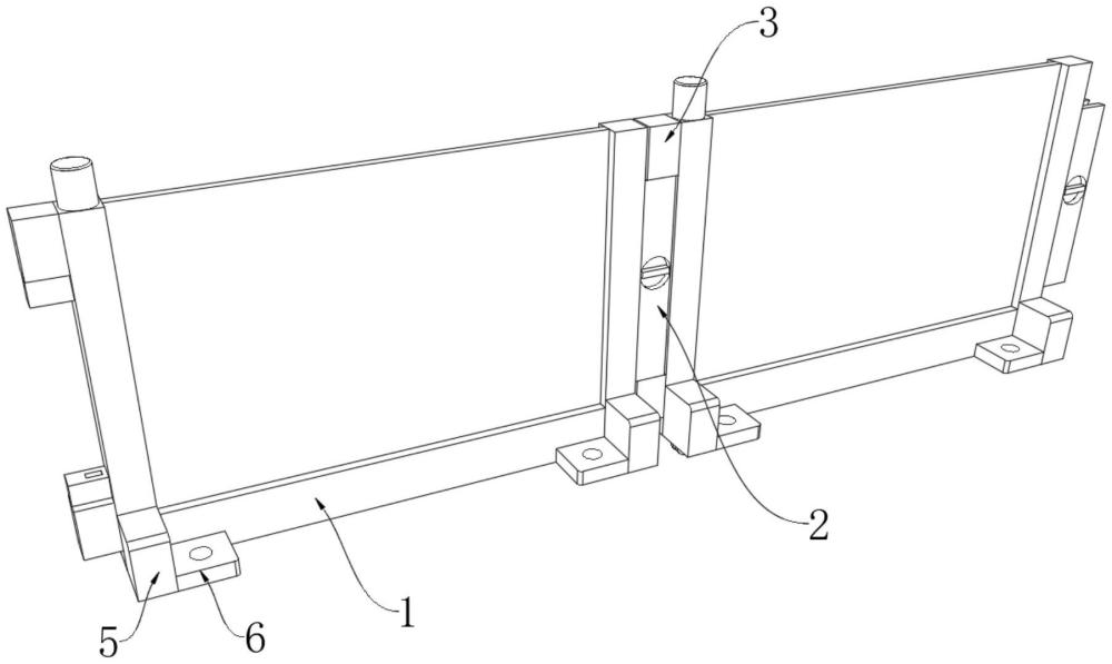 一種建筑工程施工防護(hù)圍擋的制作方法