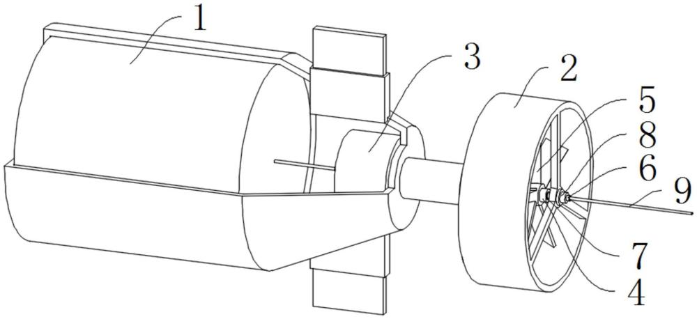 一種潛航器中間出光纖機(jī)構(gòu)的制作方法