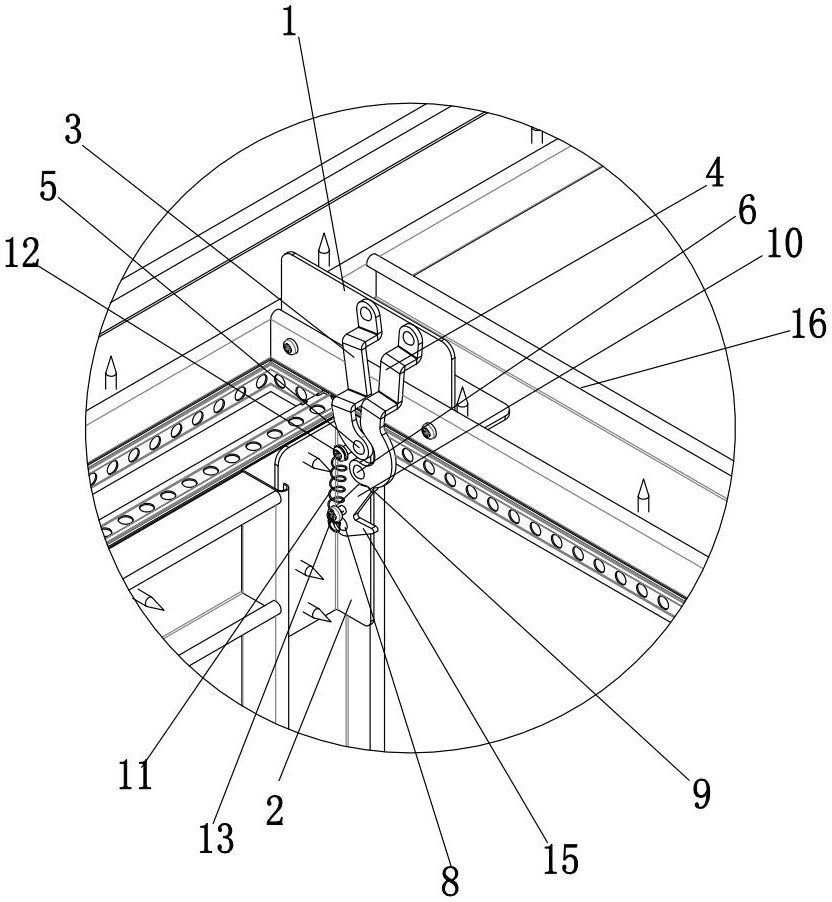 具有鎖止功能的鉸鏈及檢修口的制作方法