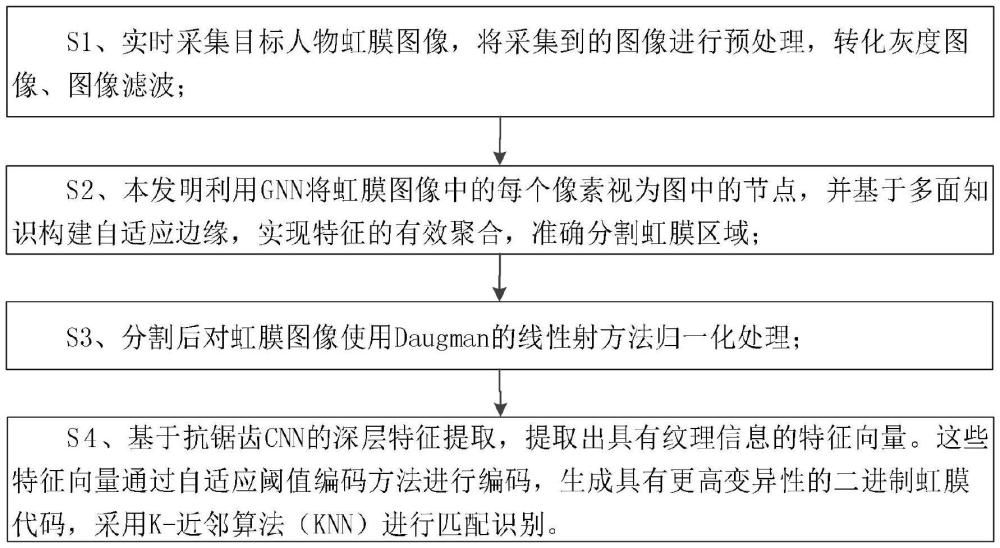 基于圖神經(jīng)網(wǎng)絡(luò)與抗鋸齒卷積神經(jīng)網(wǎng)絡(luò)的虹膜識(shí)別方法與流程