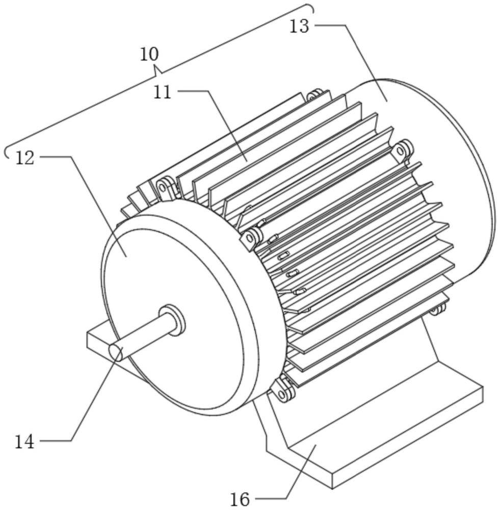 集成散熱系統(tǒng)的電機(jī)的制作方法