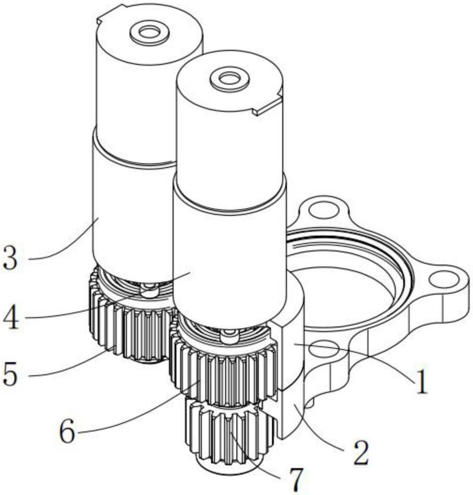 一種用于雙電機(jī)并聯(lián)驅(qū)動(dòng)的自鎖結(jié)構(gòu)及舵機(jī)的制作方法