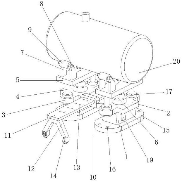 一種石化容器底部焊接工裝的制作方法