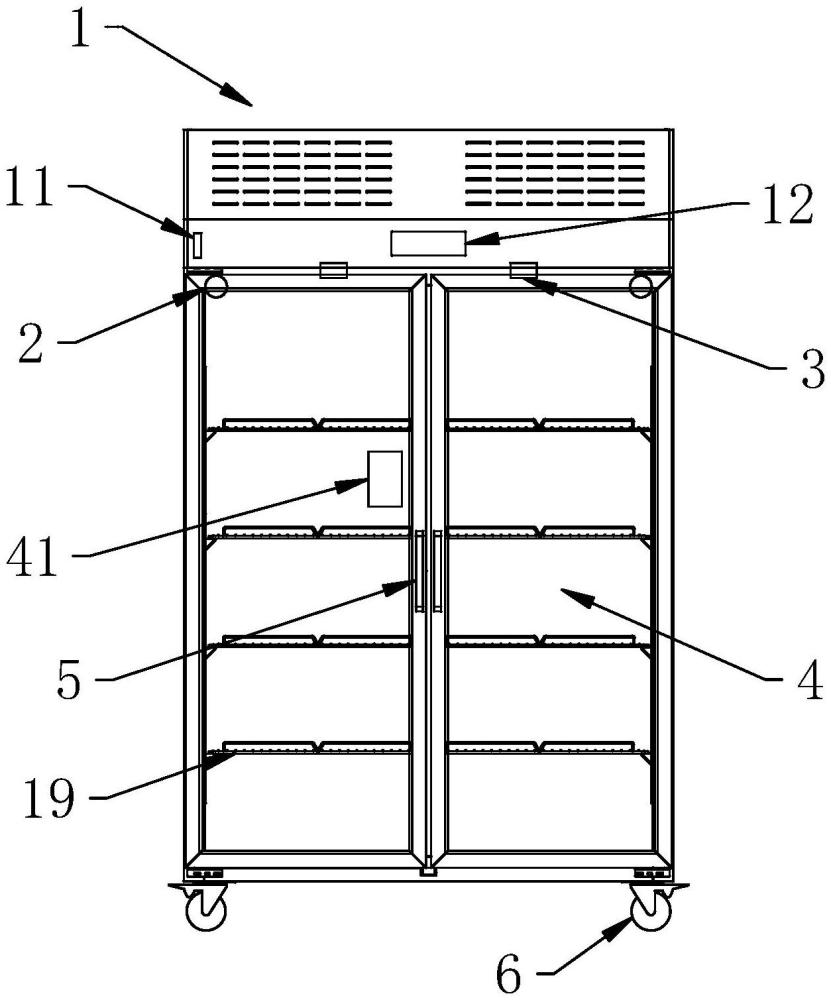 一种双面开门的无人售卖冷柜的制作方法