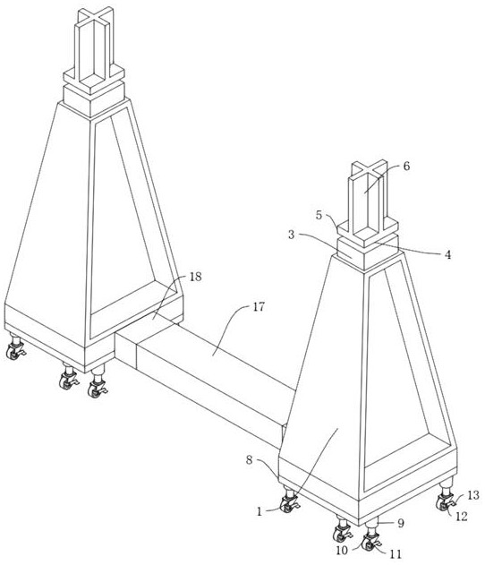 一種船舶建造余料堆放的裝置的制作方法