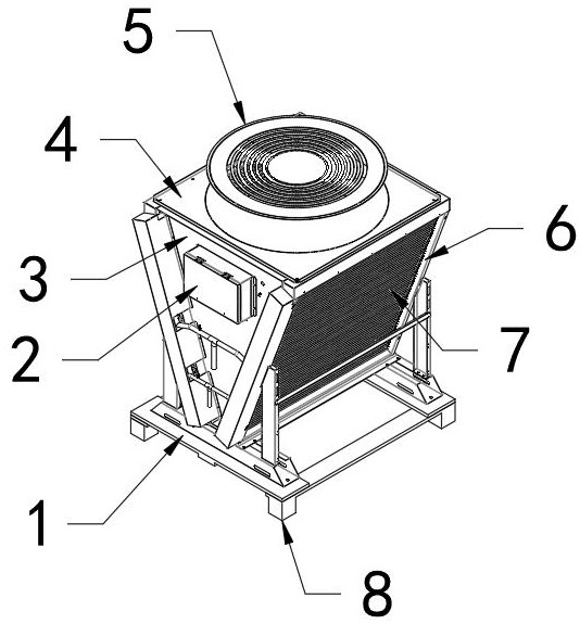 一種新V型室外機(jī)冷凝器結(jié)構(gòu)的制作方法