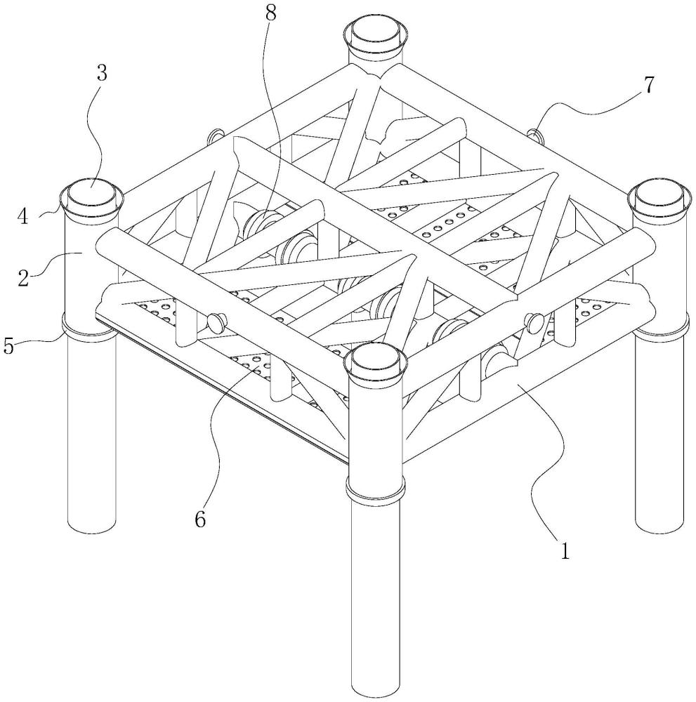 用于海上浮式結(jié)構(gòu)的群樁復(fù)合系泊錨固裝置及施工方法與流程