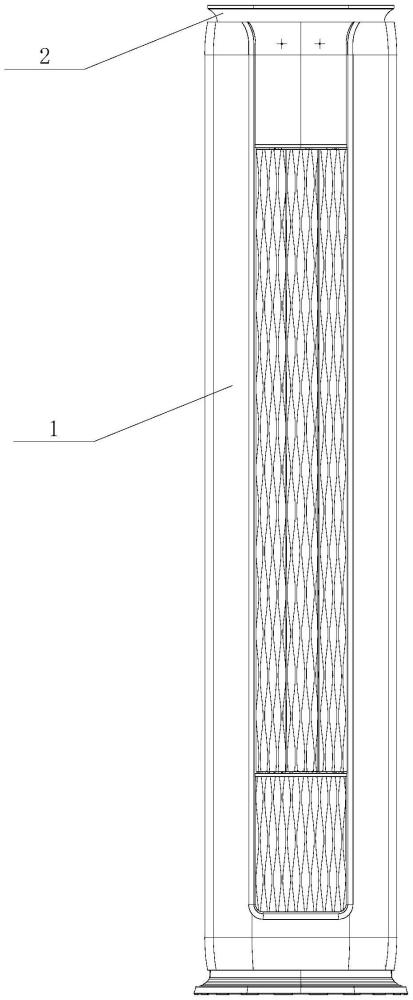 一種立式空調(diào)的送風(fēng)結(jié)構(gòu)的制作方法