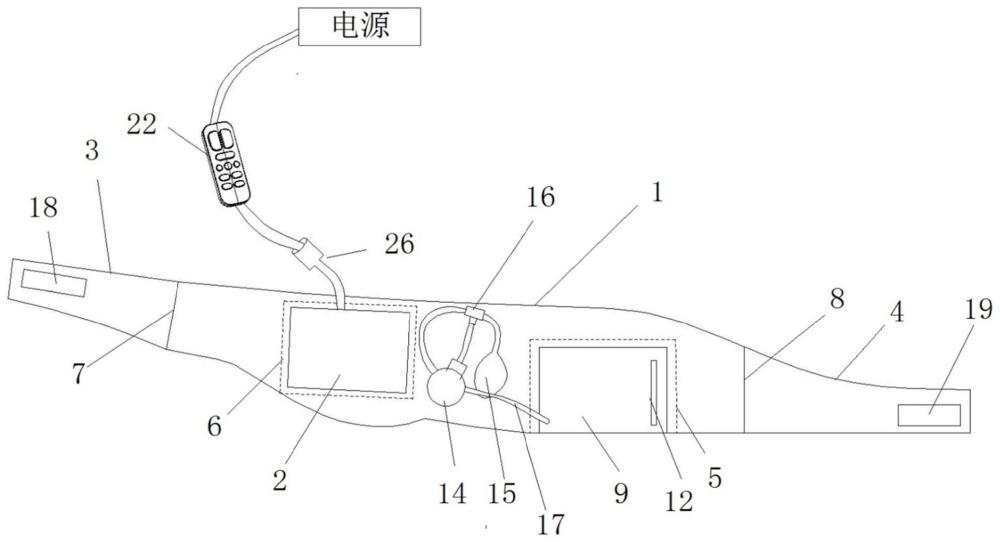 一種腸鏡檢查結(jié)腸鏡輔助加壓恒溫腹帶