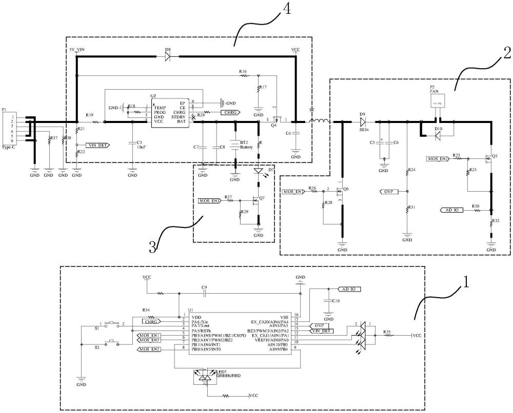 一種風扇電機的控制電路及風扇的制作方法