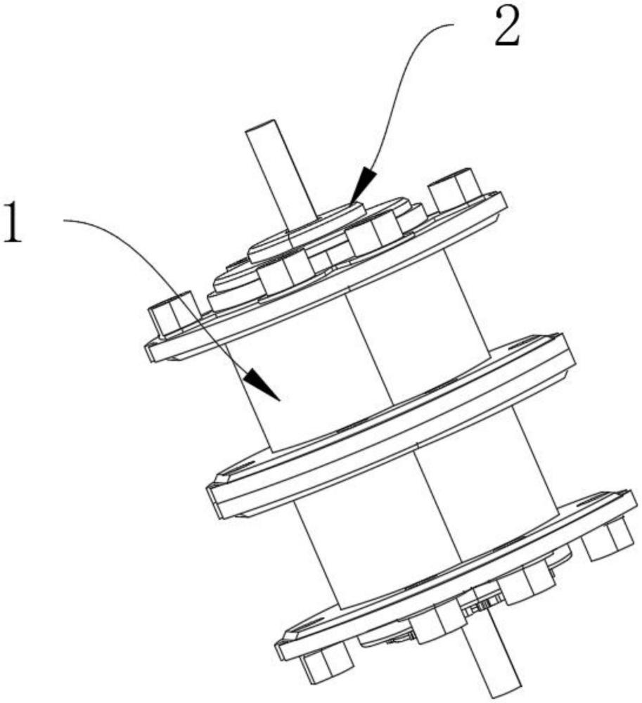 一種互調(diào)電機(jī)定子卡裝結(jié)構(gòu)的制作方法