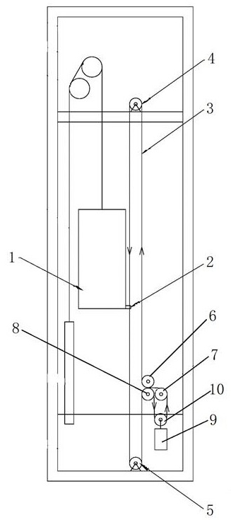 一種安全鉗提拉裝置張緊結(jié)構(gòu)的制作方法