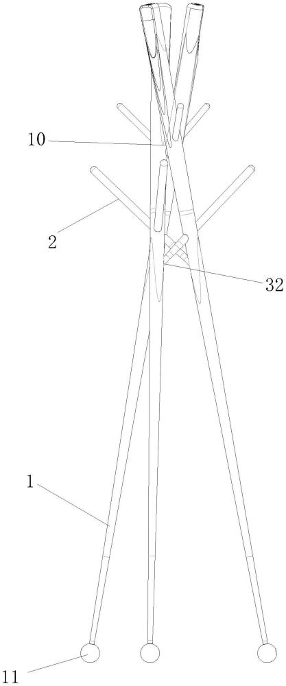 一種球桿狀掛衣架的制作方法