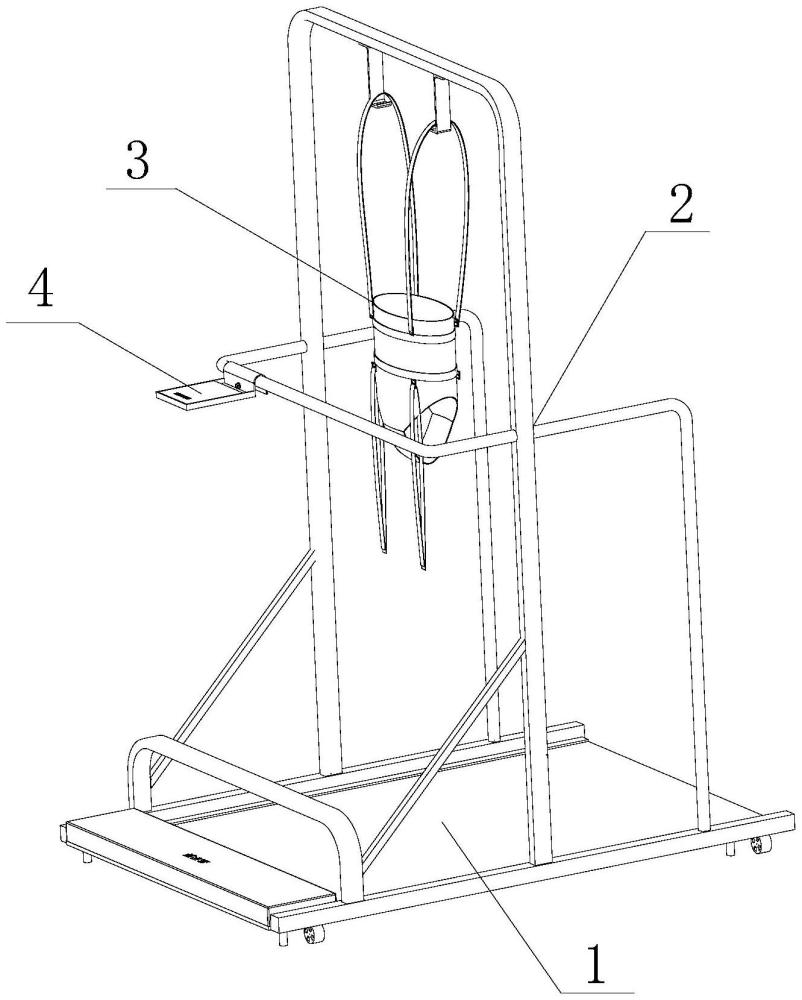 一種偏癱下肢步行訓(xùn)練輔助康復(fù)設(shè)備