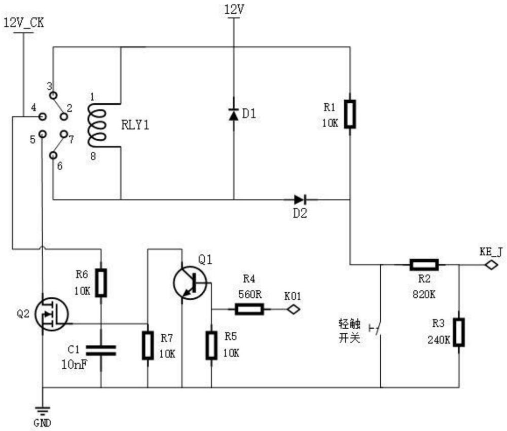 一種自鎖型的喚醒電路的制作方法