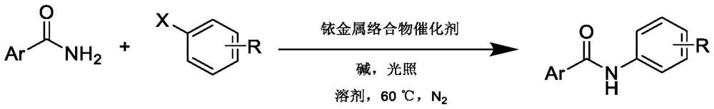 一種N-芳基酰胺的光誘導(dǎo)銥金屬催化合成方法