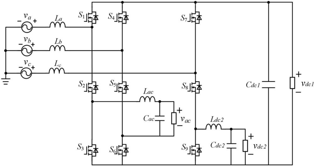 一種九開關(guān)四端口電能路由器