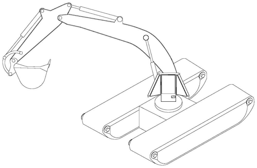 一种两栖挖掘机的制作方法