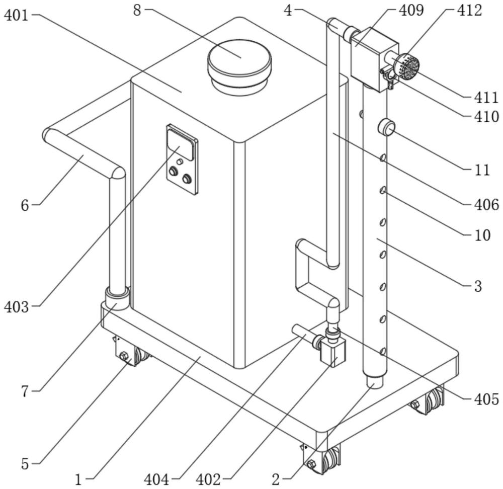 一种可调节建筑工程降尘架的制作方法