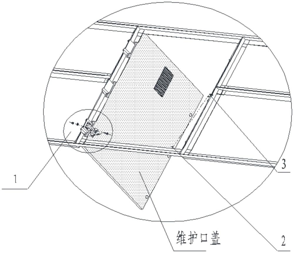 一种飞机顶棚连接机构及其使用方法与流程