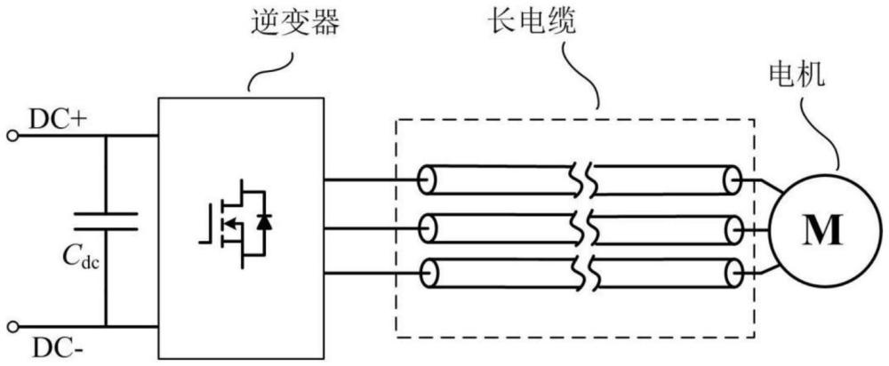 基于有源滤波器的长电缆电机过电压抑制电路及控制方法