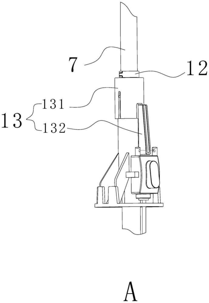 一種遮斷式開(kāi)關(guān)偵測(cè)組件及具有該組件的水龍頭的制作方法