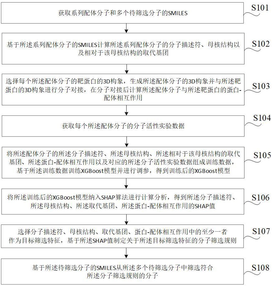 基于人工智能的分子虚拟筛选方法及相关设备与流程