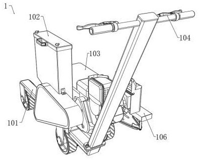 一种桥梁养护用道路环保型指示线划线装置的制作方法