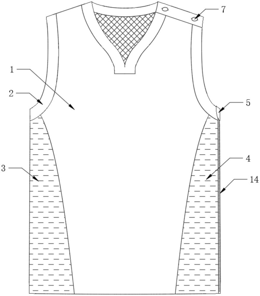 一種可快速更換的籃球服的制作方法