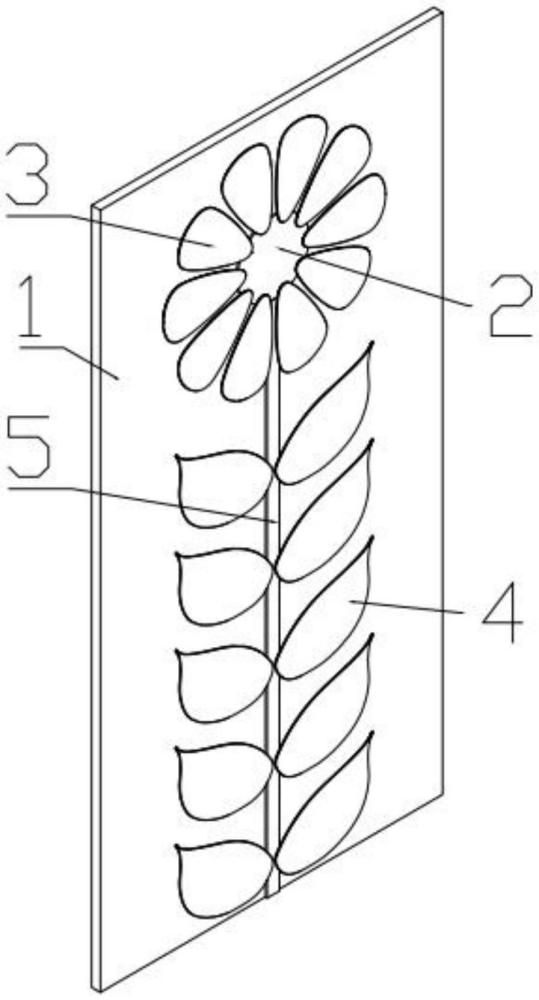 一種特殊兒童識數(shù)花瓣卡的制作方法