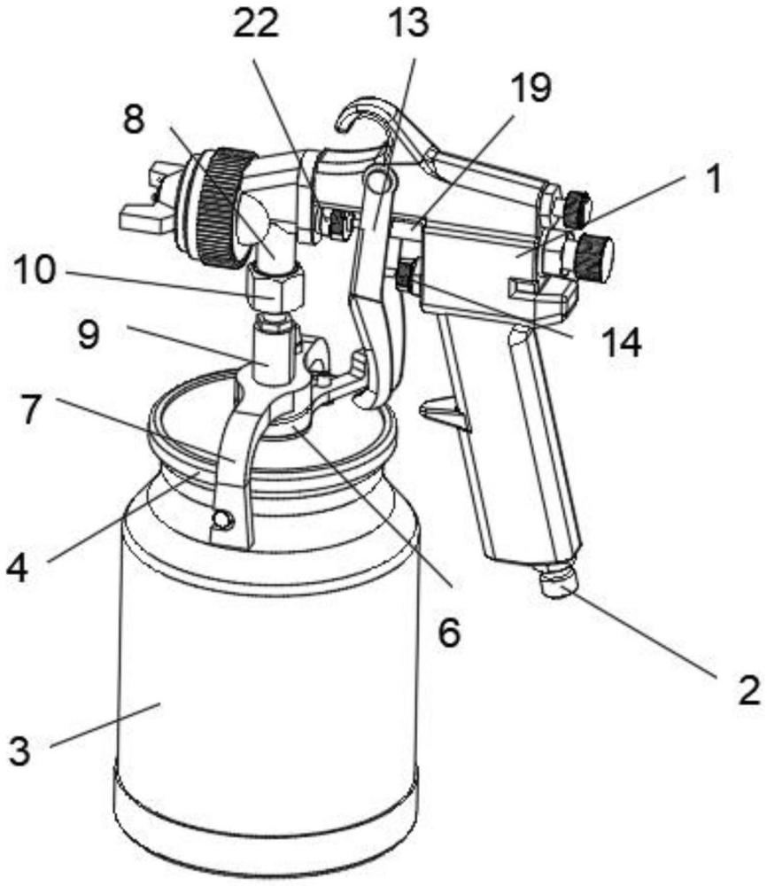 一種定量空氣靜電噴槍的制作方法