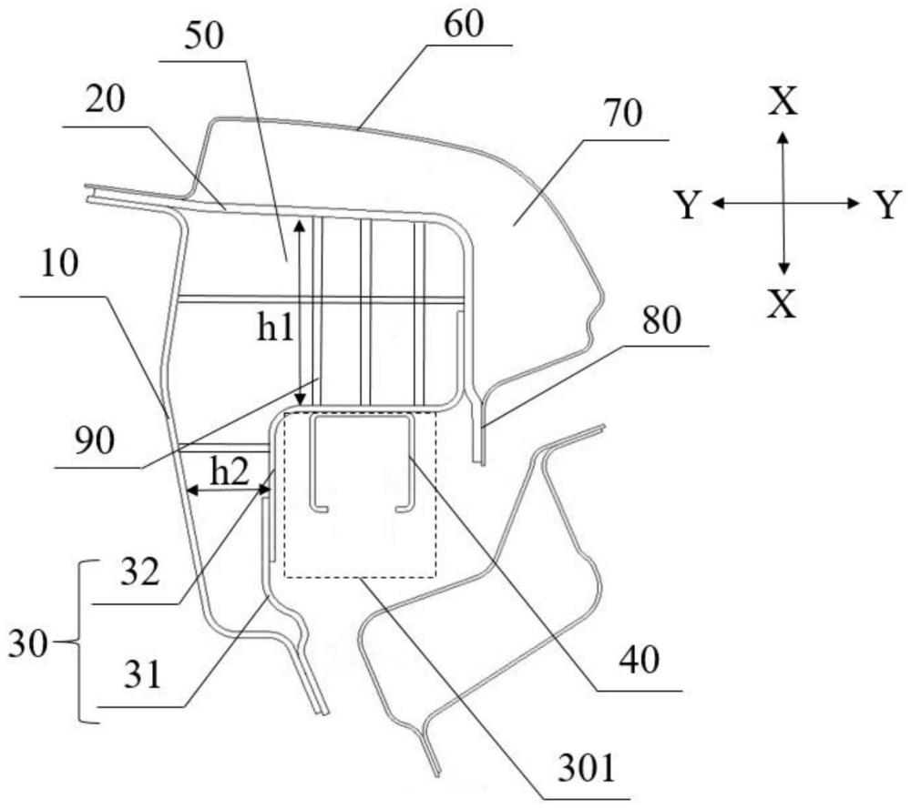 上邊梁結(jié)構(gòu)、車身結(jié)構(gòu)及車輛的制作方法