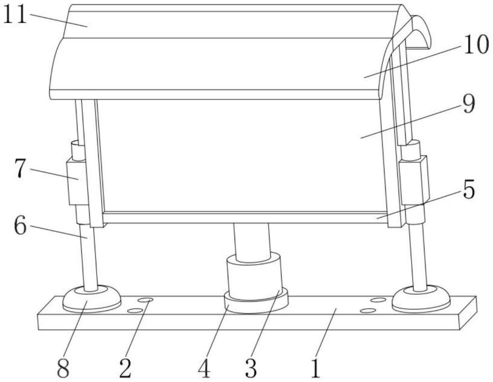 一種建筑材料零售用宣傳欄的制作方法