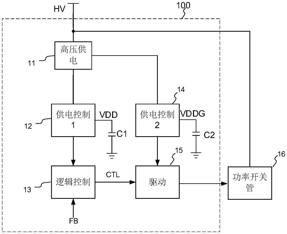 一種控制電路及其供電方法與流程